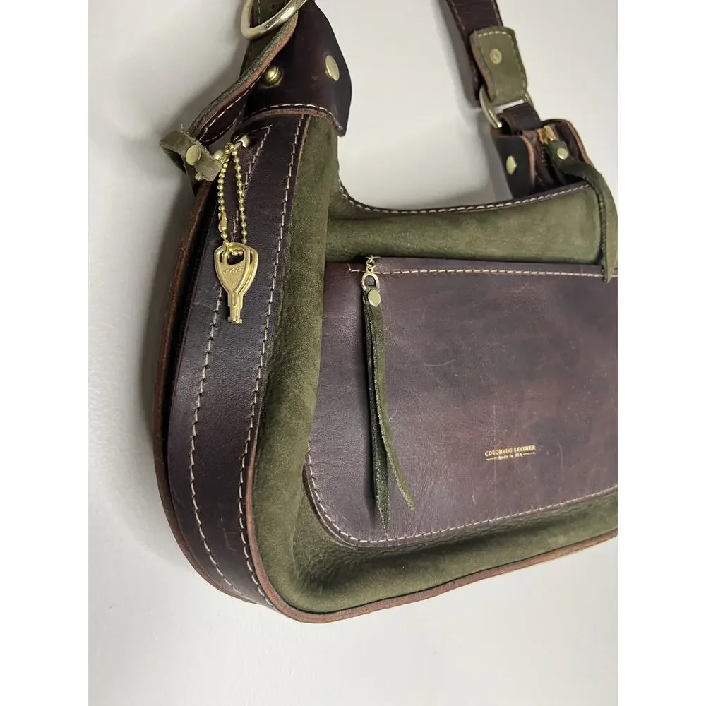 Vintage Coronado Leather Jackie Hobo #2 Concealed Carry Shoulder Bag